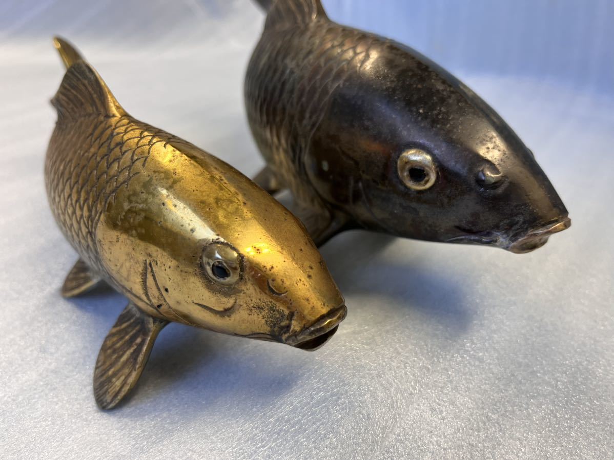 鯉の置物　オブジェ　富と幸運　金運　魚 置物 金 鯉 鯉の置物 オブジェ 富と幸運 金運 魚 鯉の置物