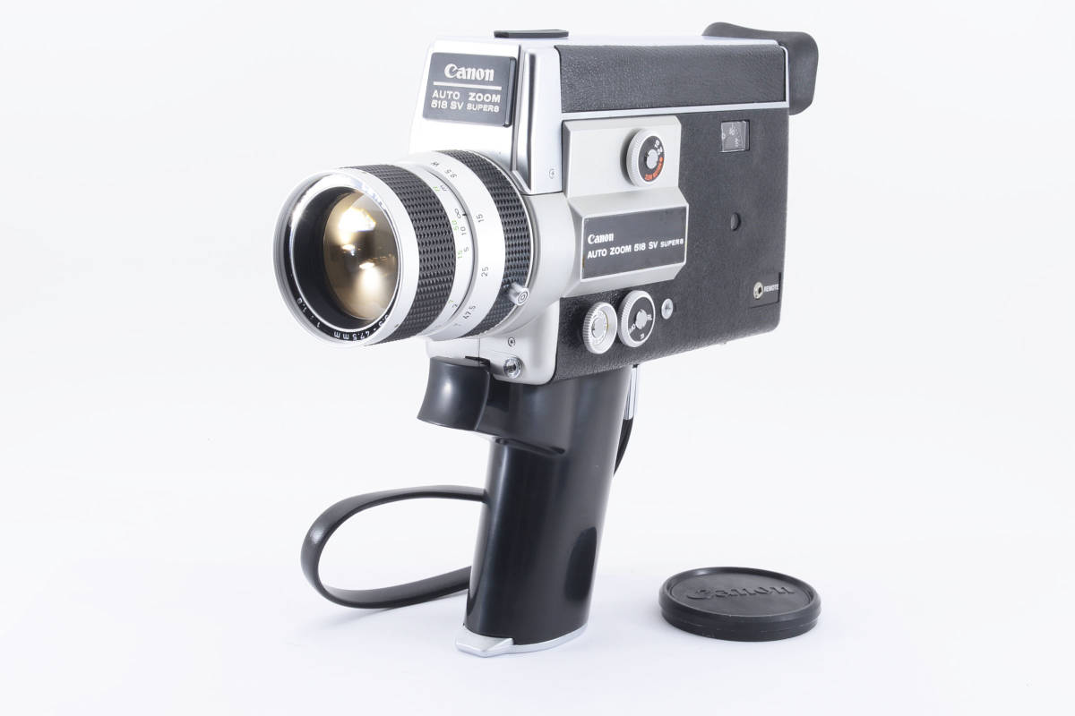 完動品】 Canon キャノン AUTO ZOOM 518 SV SUPER8 8mm フィルムカメラ