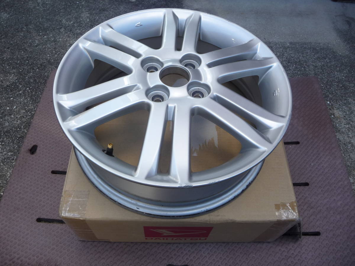 ダイハツ純正 アルミホイール １５×４.５J +４5 ４穴 PCD１００ １本 タント ムーブ 即納 