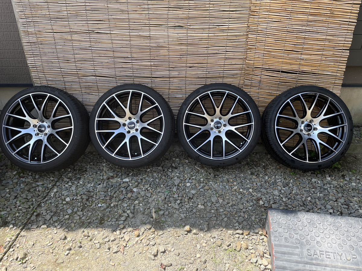 BMSホイール 20インチ 8.5J +35 4本通し 245/35/20