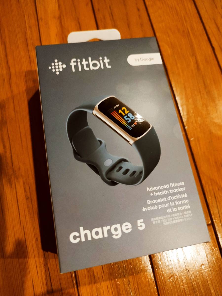 Fitbit Charge 5 スチールブルー プラチナ 新品未開封 1円スタート Fitbit Charge 5 スチールブルー プラチナ 新品未開封 1円スタート