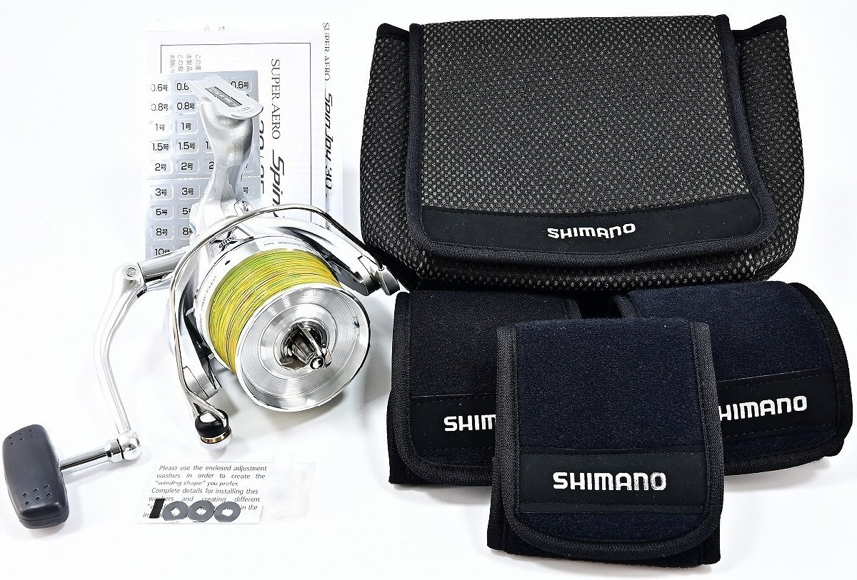 【シマノ】 14スーパーエアロ スピンジョイ 30 細糸仕様 1.5号 SHIMANO