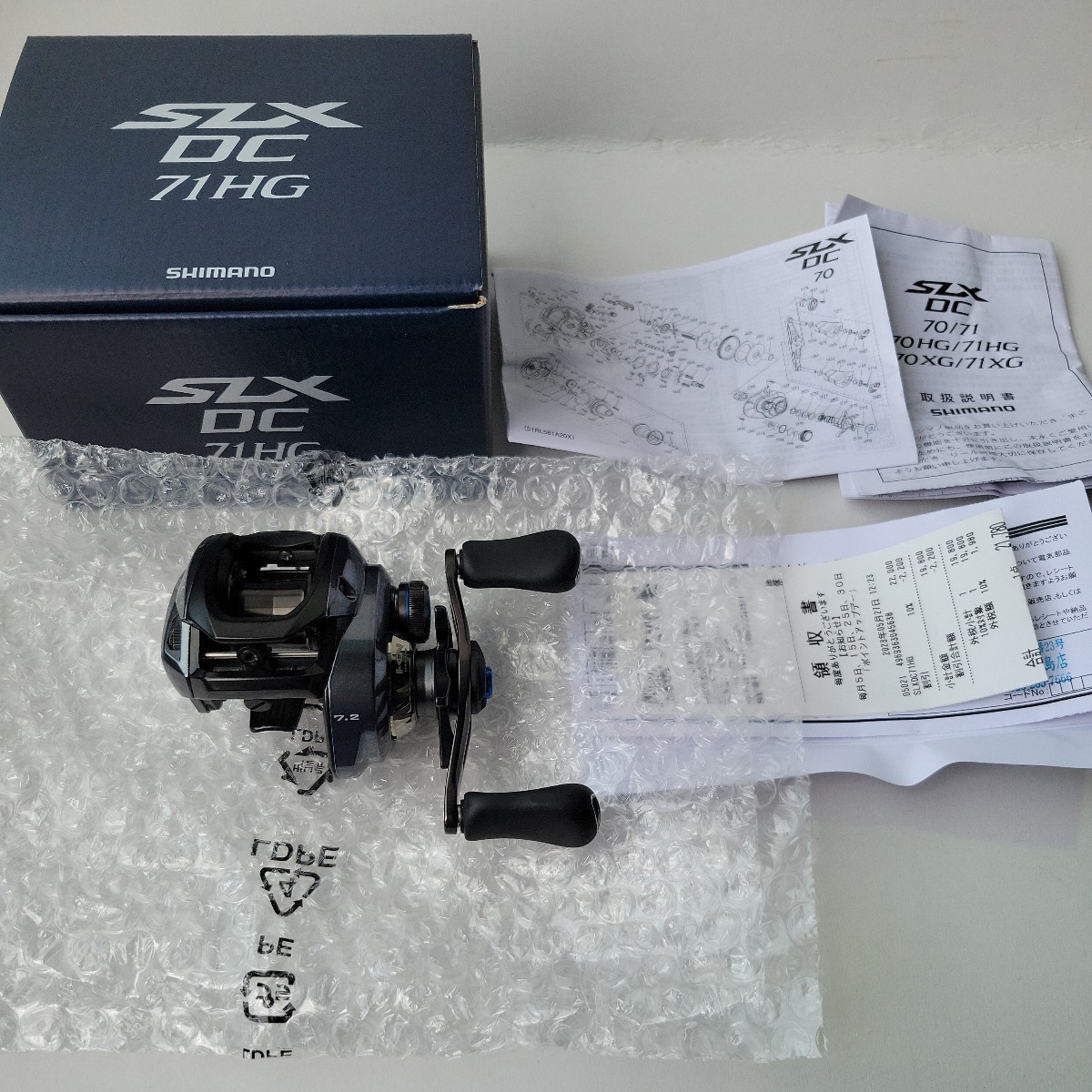 美品】SHIMANO シマノ 23 SLX DC 71HG 左ハンドル DC SLX 71HG 70HG⁄71HG