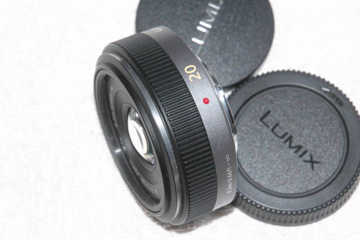 パナソニック Panasonic LUMIX G 20mm F1.7 ASPH. 美品 (H-H020 パナソニック Panasonic LUMIX G 20mm F1.7 ASPH. 美品 (H-H020
