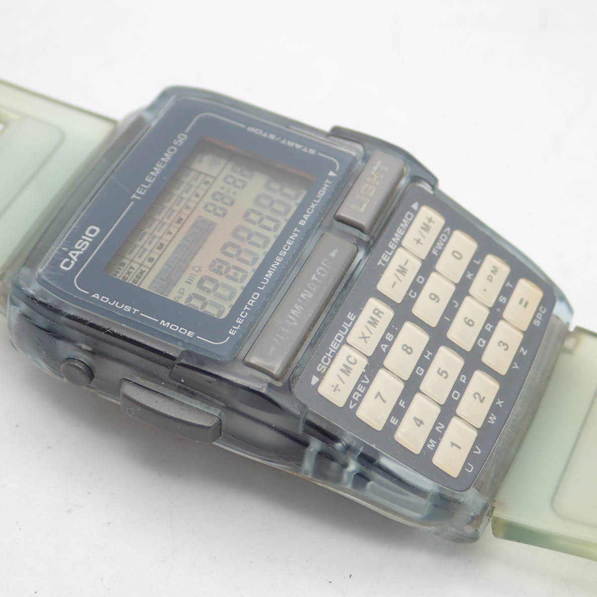 う08150/CASIO カシオ/データバンク/TELEMEMO50/クオーツ/メンズ腕時計 