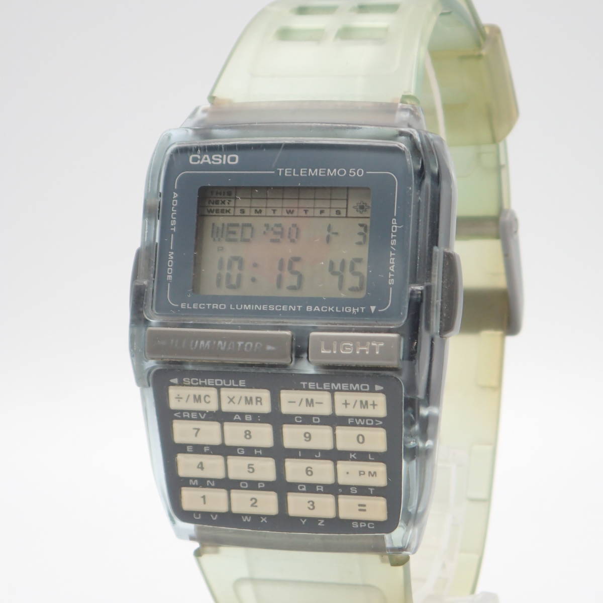 う08150/CASIO カシオ/データバンク/TELEMEMO50/クオーツ/メンズ腕時計 
