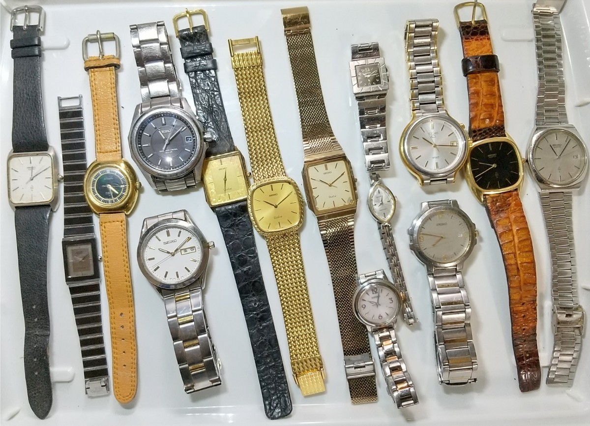 ジャンク 腕時計 SEIKO DOLCE 7740 8N40 9531 EXCELINE Lk AGS SPIRIT