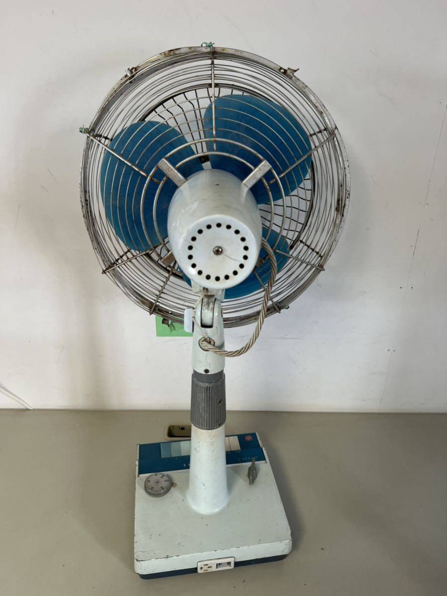動作確認済み 当時物 National ナショナル扇風機　F-30HL 緑羽根 動作確認済み 当時物 National ナショナル扇風機 F-30HL 緑羽根