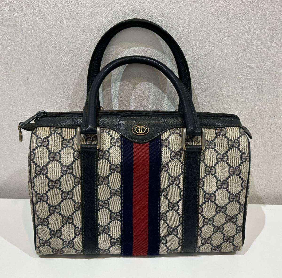 ☆ GUCCI オールドグッチ グッチ ヴィンテージ シェリーライン GG ロゴ