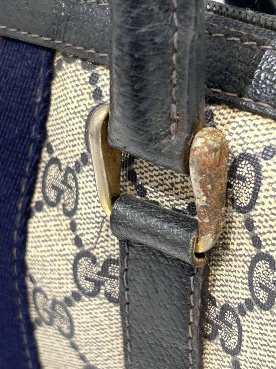 ☆ GUCCI オールドグッチ グッチ ヴィンテージ シェリーライン GG ロゴ