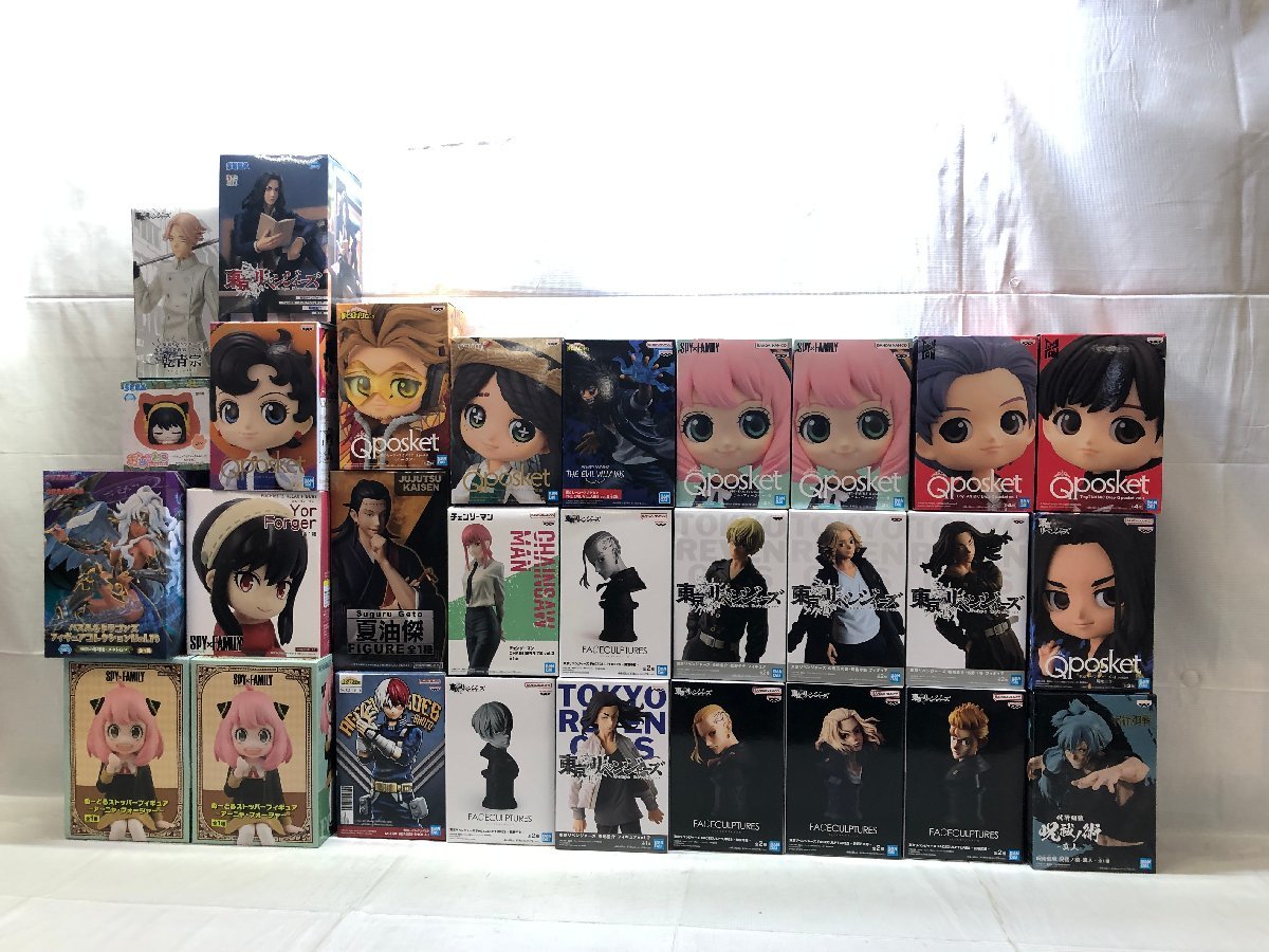 1円～ 未開封 少年誌系 プライズ フィギュア 29個まとめ 東京リベンジャーズ ヒロアカ スパイファミリー 呪術廻戦 他[322-0829-E6]☆良品☆