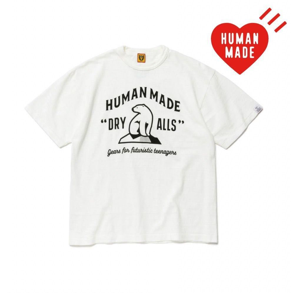 正規品 美品 Human Made Polar Bear Dry Alls T-Shirt White ホワイト
