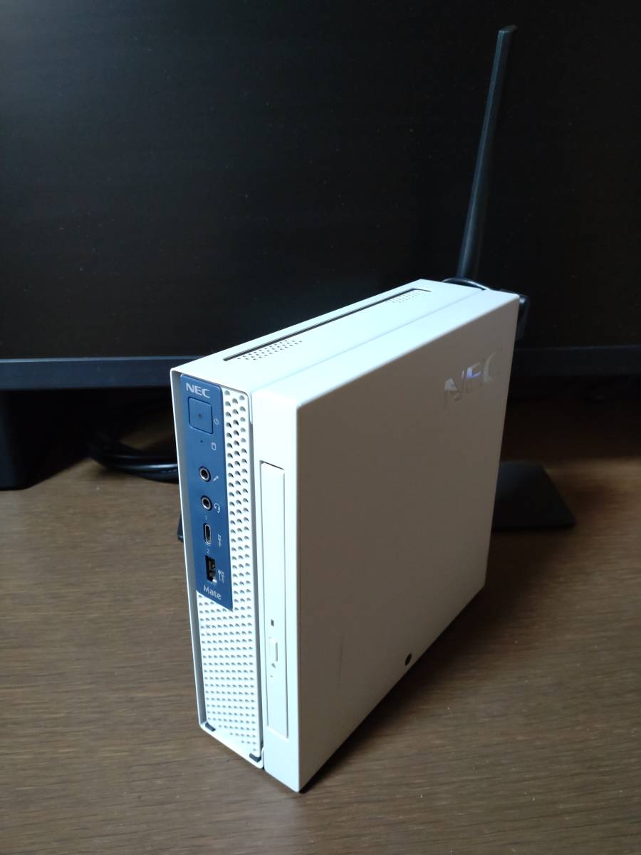NEC ミニPC MKM21C-3 Core-i5 8400T / メモリ8GB / M.2 NVMeSSD 256GB / DVDマルチ / wi-fi / bluetooth / Win11Pro