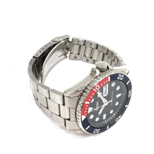 【美品/稼働品】セイコー5 自動巻き 腕時計 デイデイト 4207-00X0 セイコー5 腕時計 自動巻き デイデイト ステンレス 4207-00X0 箱付