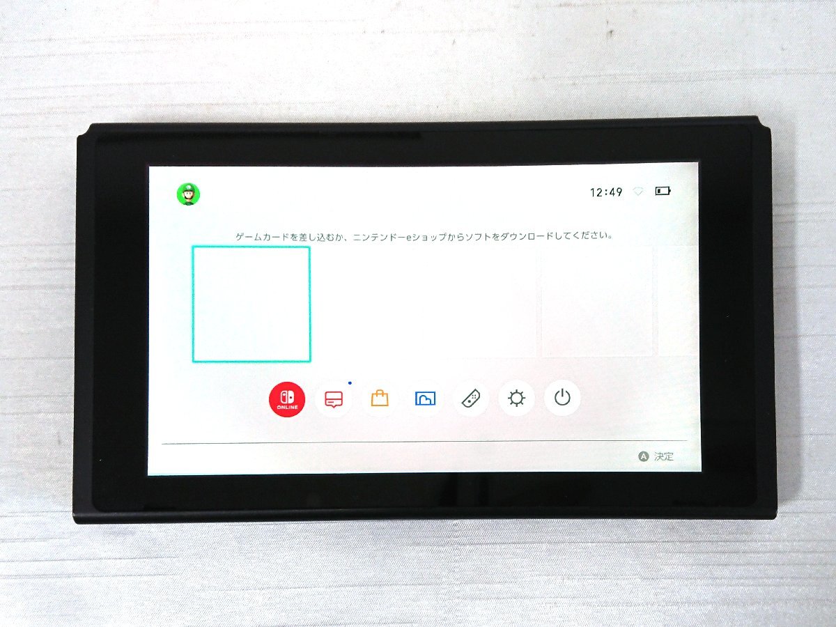 動作確認済　Nintendo Switch 任天堂 スイッチ (HAC-001)　未対策機 2017年 本体のみ　①　B1