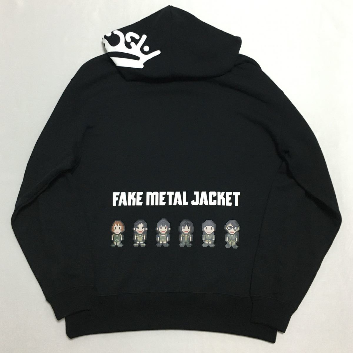 FAKE METAL JACKET ] BiSH ピクセル パーカー プルオーバー 黒 L SHiT