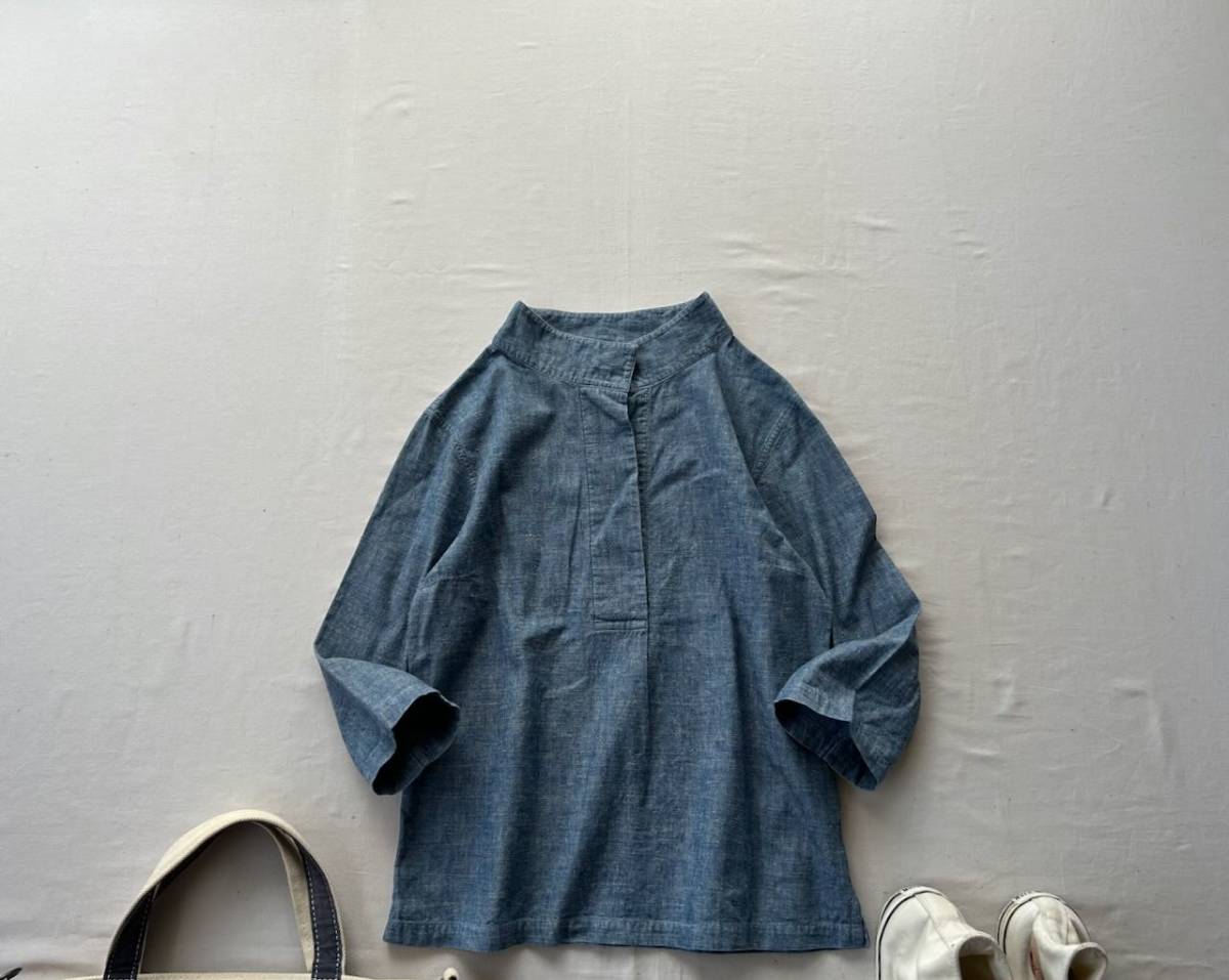 マーガレットハウエル MARGARET HOWELL 使えるプルオーバーシャツ☆MHL 