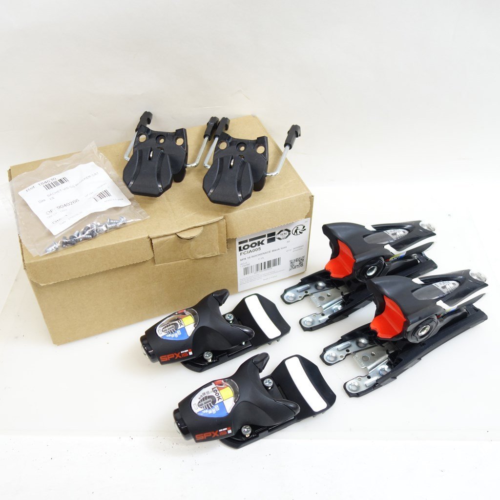 未使用 19/20 LOOK SPX 15 ブレーキ幅80mm 開放値8-15 スキービンディング ルック バインディング