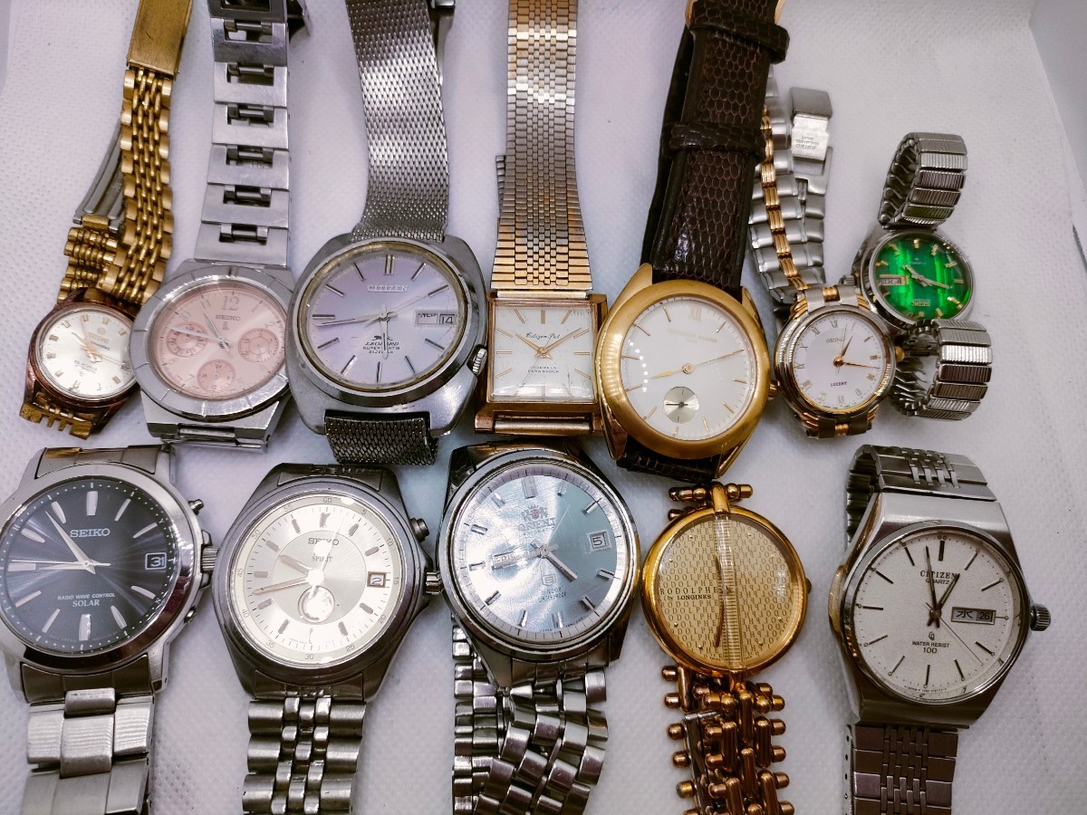 時計 まとめ SEIKO/ CITIZEN/ORIENT/ロンジン他 ヴィンテージ含む ジャンク