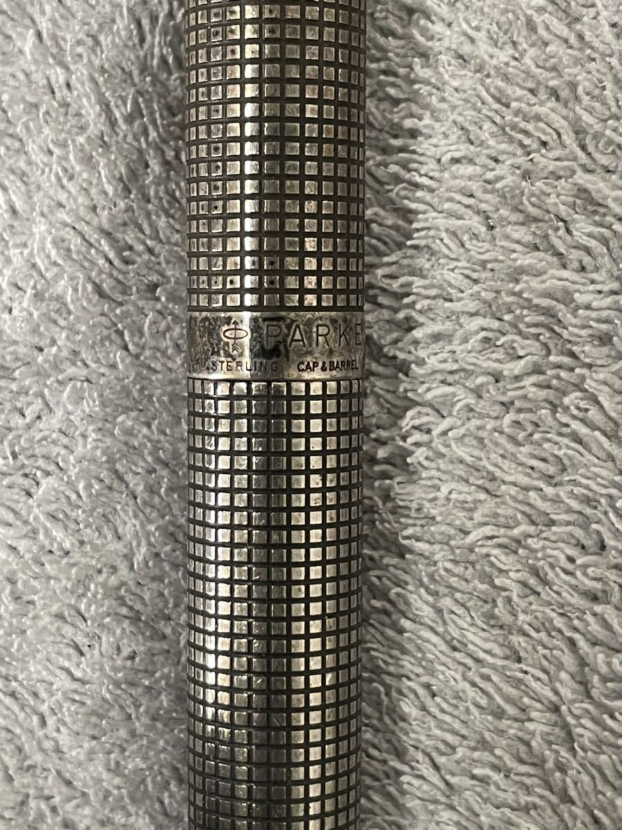 PARKER STERLING CAP & BARREL USA パーカー スターリングシルバー 万年筆