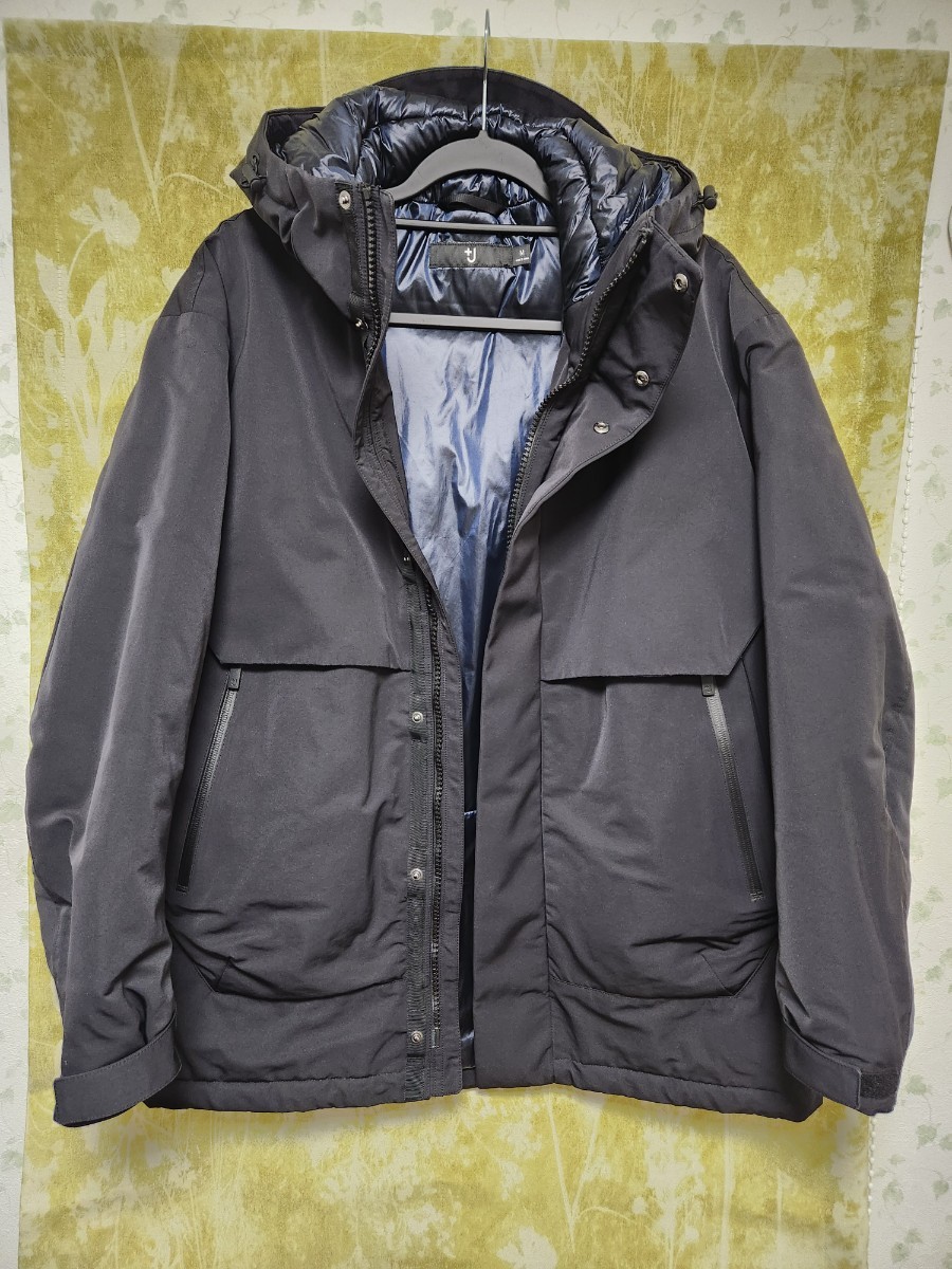 UNIQLO　+J　ハイブリッドダウンオーバーサイズパーカ　M　ブラック