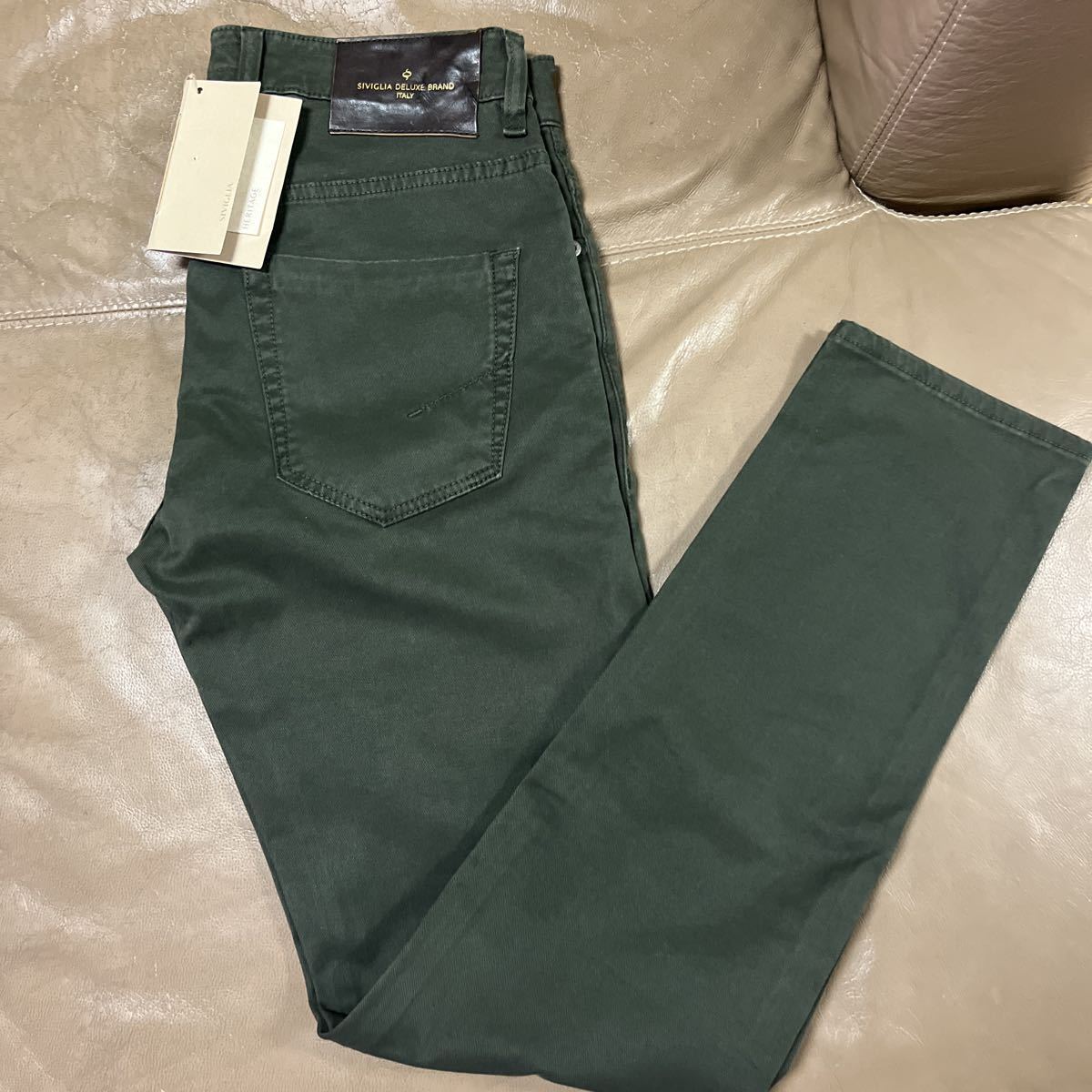 美品】SIVIGLIA テーパード ストレッチ コットン パンツ 31 美品 