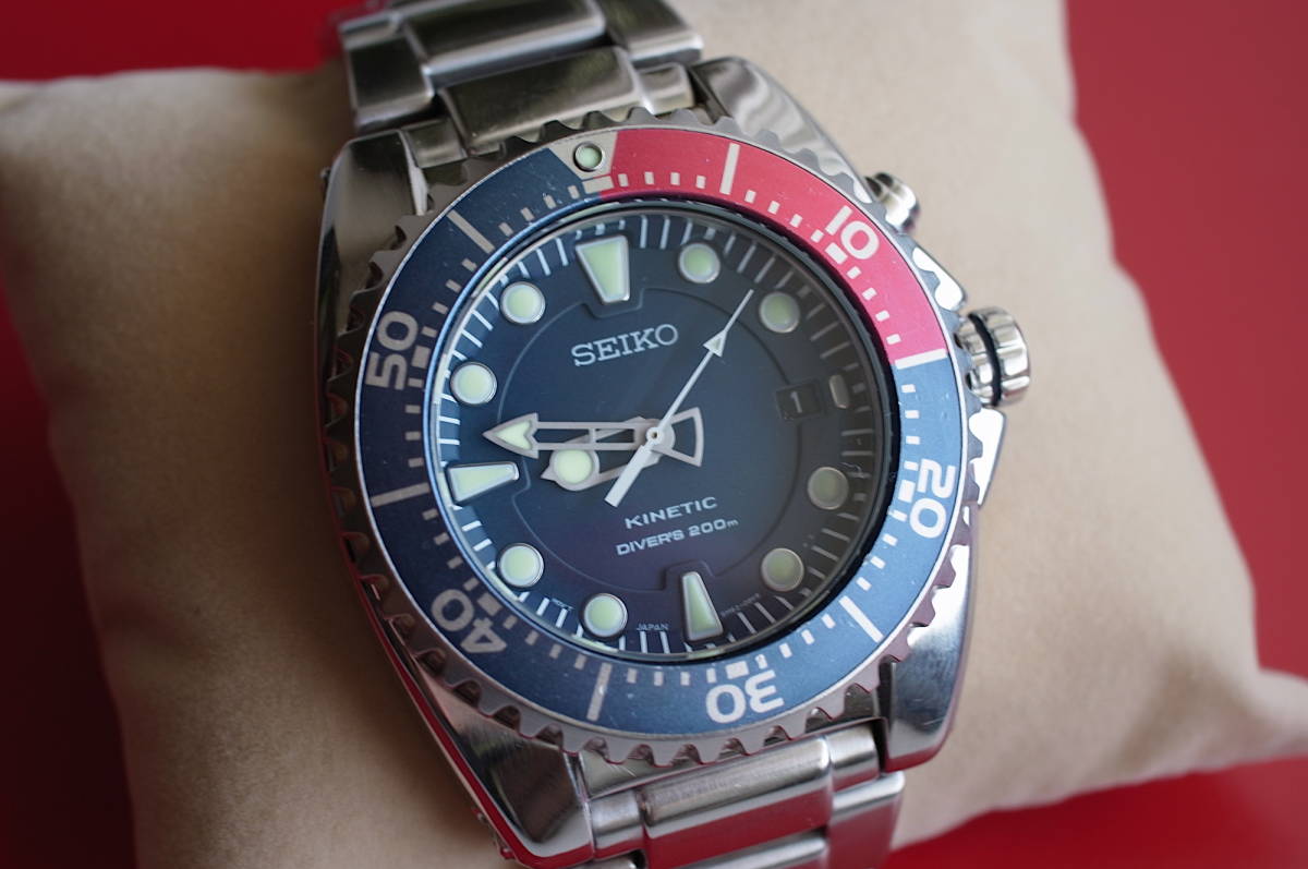 セイコー キネティック スキューバ 200m SEIKO KINETIC SCUBA 5M43 