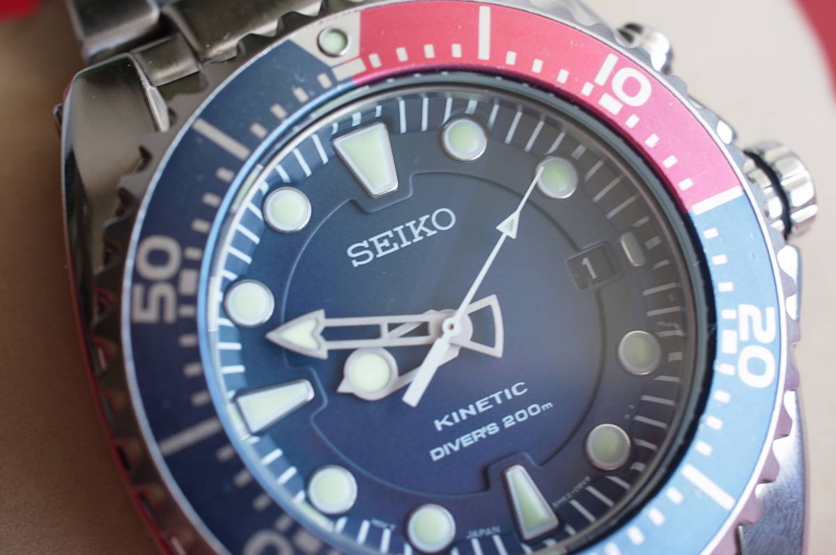中古】SEIKO KINETIC SCUBA DIVER
