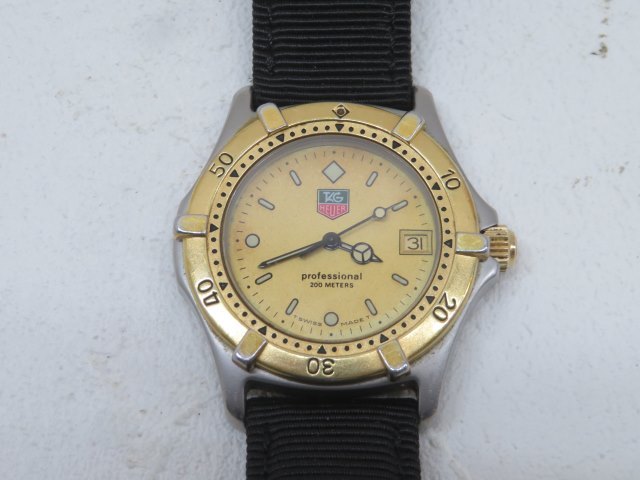 □TAG HEUER 964.013F-2 腕時計 タグホイヤー クォーツ デイト