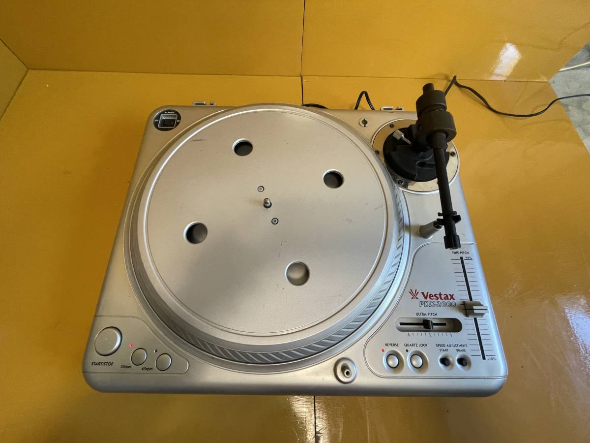 ジャンク品 Vestax PDX-2000 Vestax ターンテーブル ジャンク品 PDX