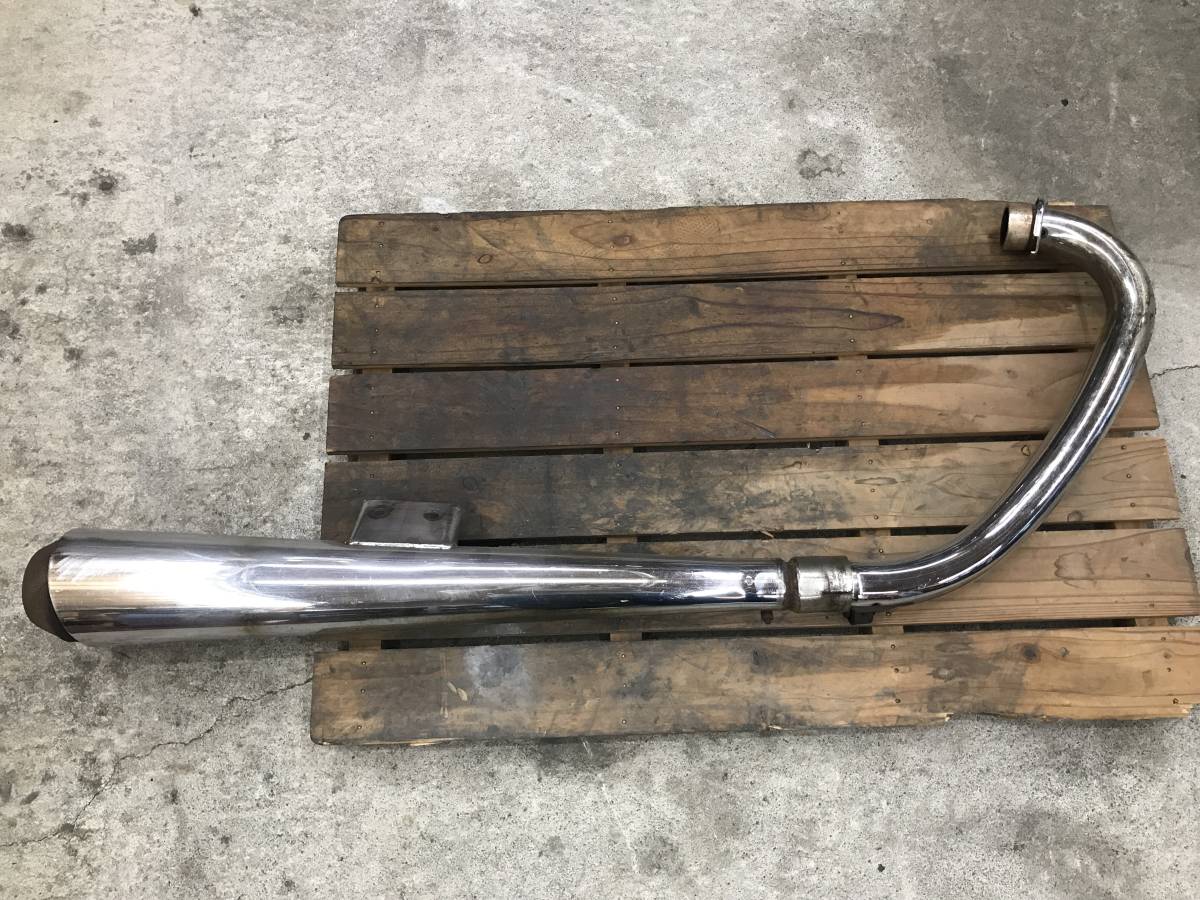 SR400 SR500 スーパートラップマフラー 純正エキパイ付き