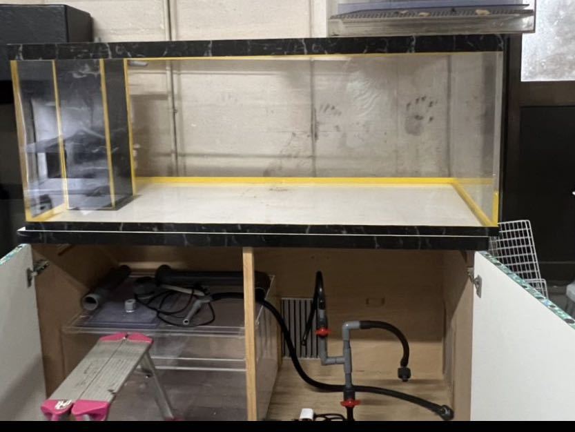 アクリル水槽　150 60 60 オーバーフロー　発送可能