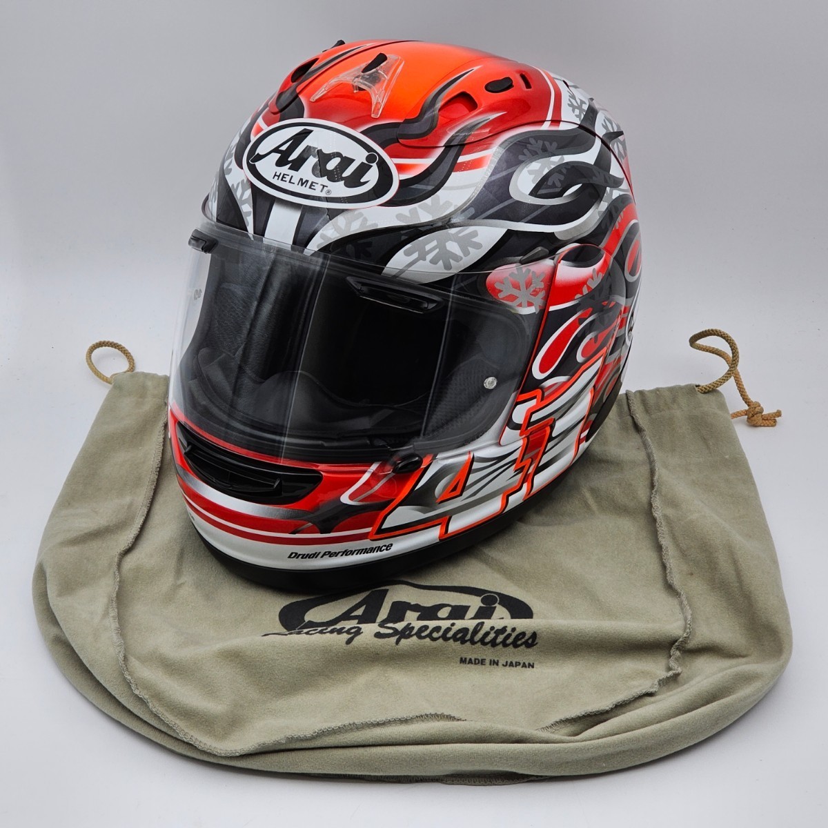 ARAI RX-7 RR5 HAGA SBK アライ RX7RRV ハガSBK 芳賀 Lサイズ (59-60cm 