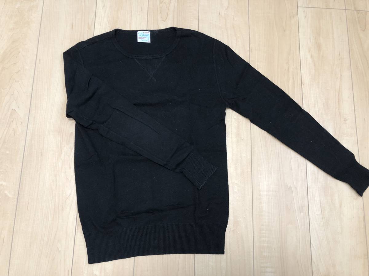【A46】 Letroyes ルトロワ メンズ 長袖 黒 サイズS