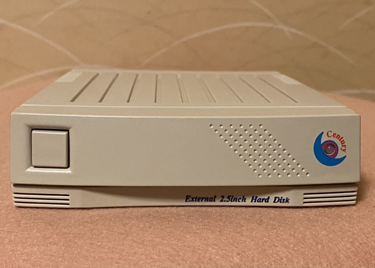 ジャンク　外付け 2.5 SCSI ハードディスク Century 540MB 昔懐かし
