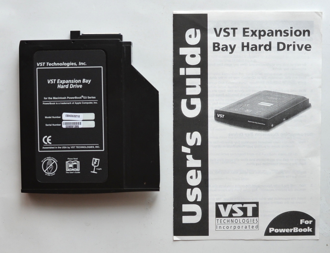 稀少! PowerBook G3 Pismo/Lombard用 VST Expansion Bay Hard Drive 80GB