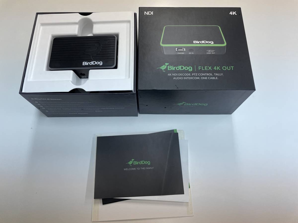 【中古美品】BirdDog Flex 4K Out フルNDIデコーダ / NDIコンバーター / HDMI / PoE