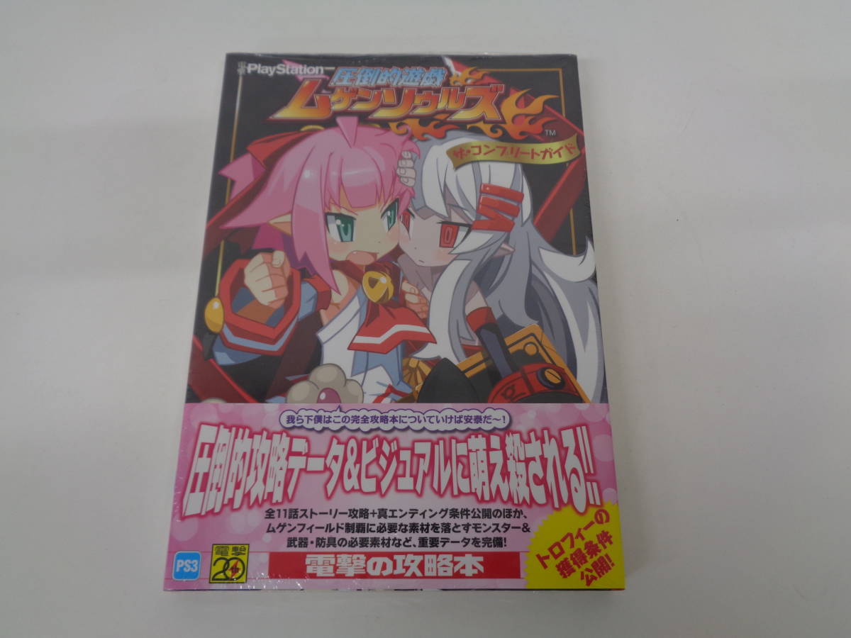 美品 PS3 圧倒的遊戯 ムゲンソウルズ ザ・コンプリートガイド 攻略本 
