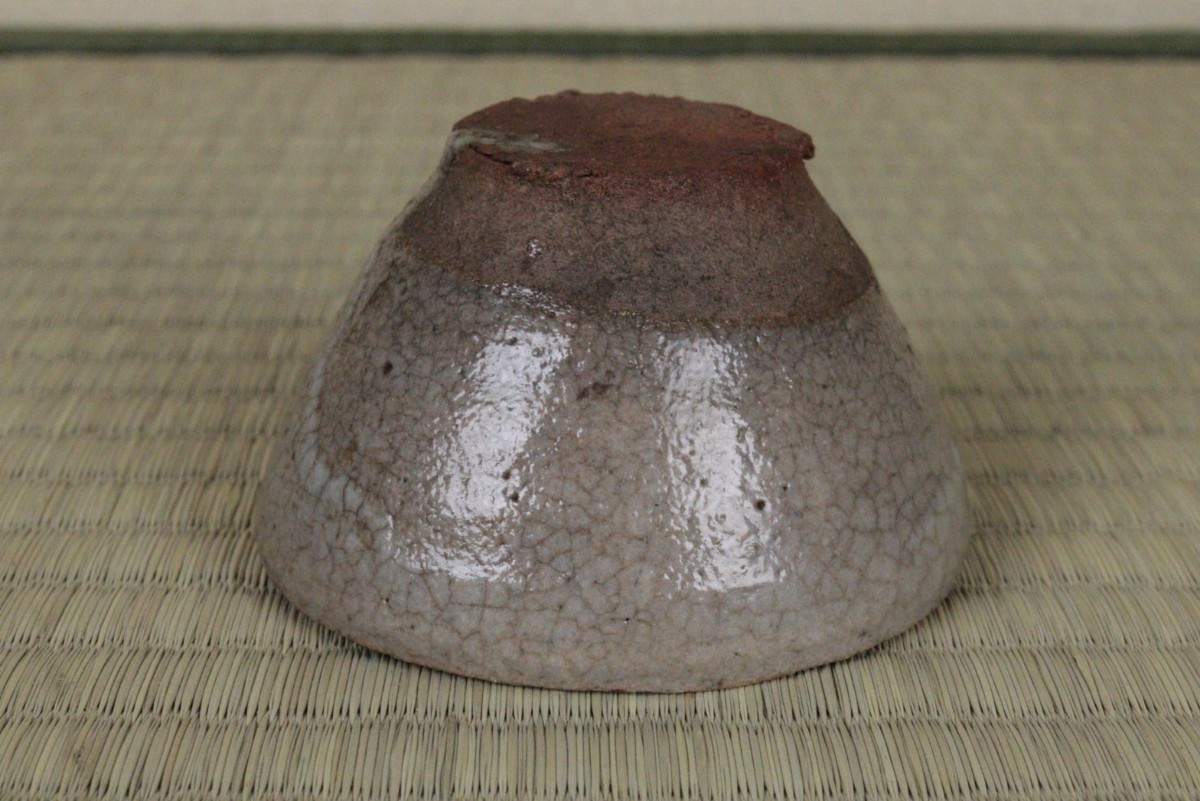 古唐津 Yahoo!オークション 山盃 祖父の蒐集品 瀬戸唐津 石爆山盃 酒