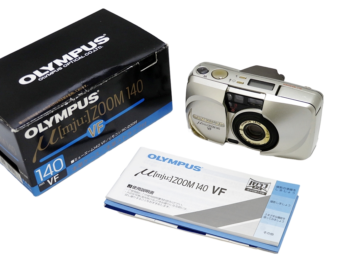 超 OLYMPUS μ[mju:] ZOOM 140 VF オリンパス ミュー ズーム コンパクト