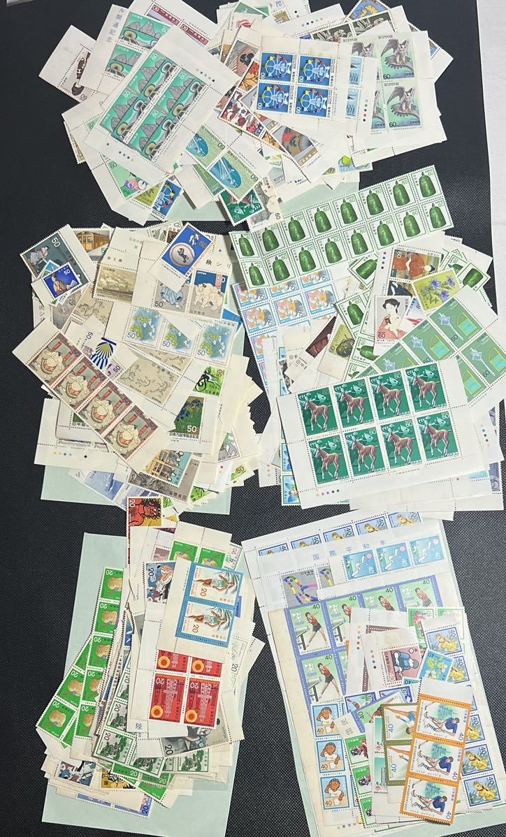 日本郵便 切手 バラ 額面 80，000円以上 60円830枚 50円303枚 40円304