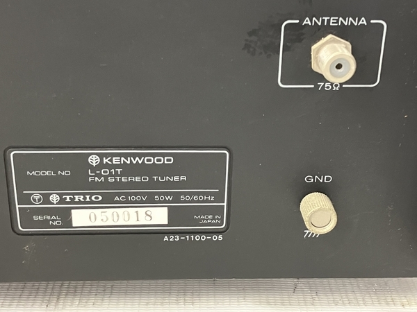 KENWOOD L-01T ケンウッド FMステレオチューナー ジャンク W7997389