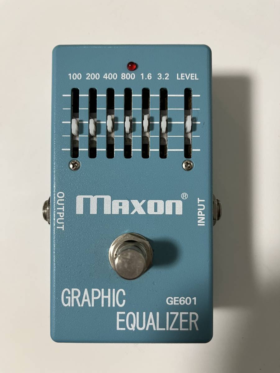 中古 MAXON GE601 6バンドイコライザー ワンオーナー 美品 ジェフ