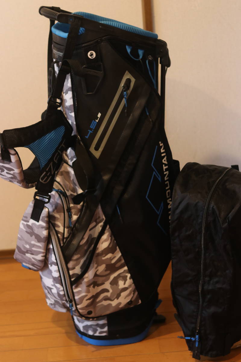 希少　完売　サンマウンテン　4.5LS スタンド　キャディバッグ 希少 サンマウンテン スタンド キャディバッグ 9.5インチ 4分割 迷彩柄