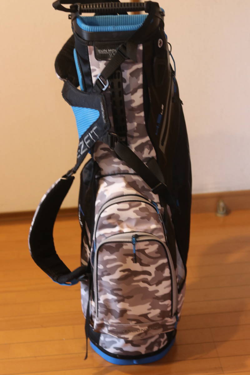 希少 サンマウンテン スタンド キャディバッグ 9.5インチ 4分割 迷彩柄