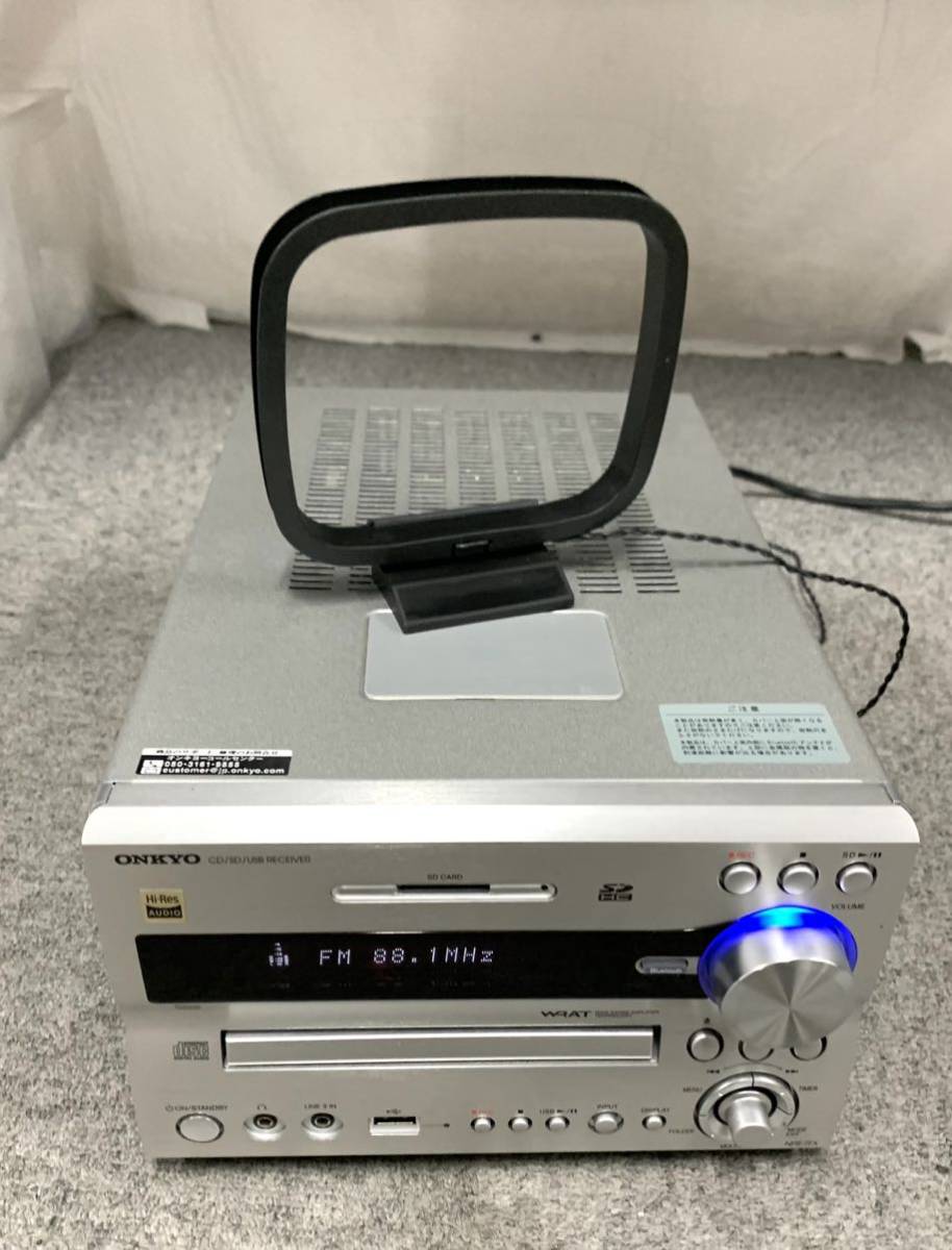 通電ok ONKYO X-NFR7FX CD/SD/USB レシーバーシステム 本体 スピーカー