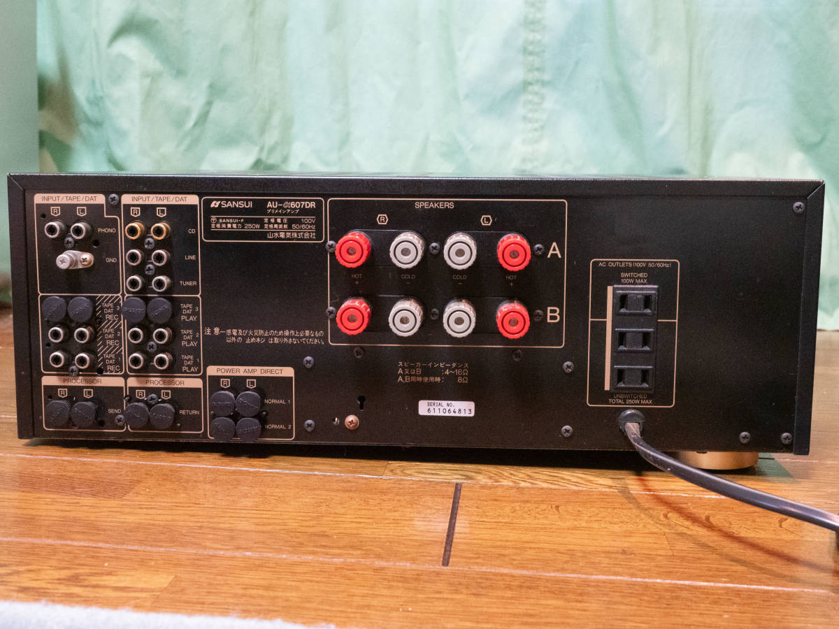 SANSUI AU-607DR プリメインアンプ SANSUI AU-α607DR Phono Circuit
