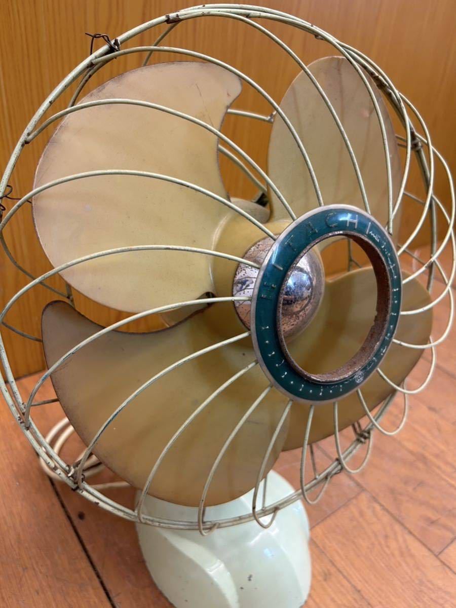 ☆回転OK☆昭和レトロ☆HITACHI☆日立 A.C.DESK FAN☆卓上扇風機