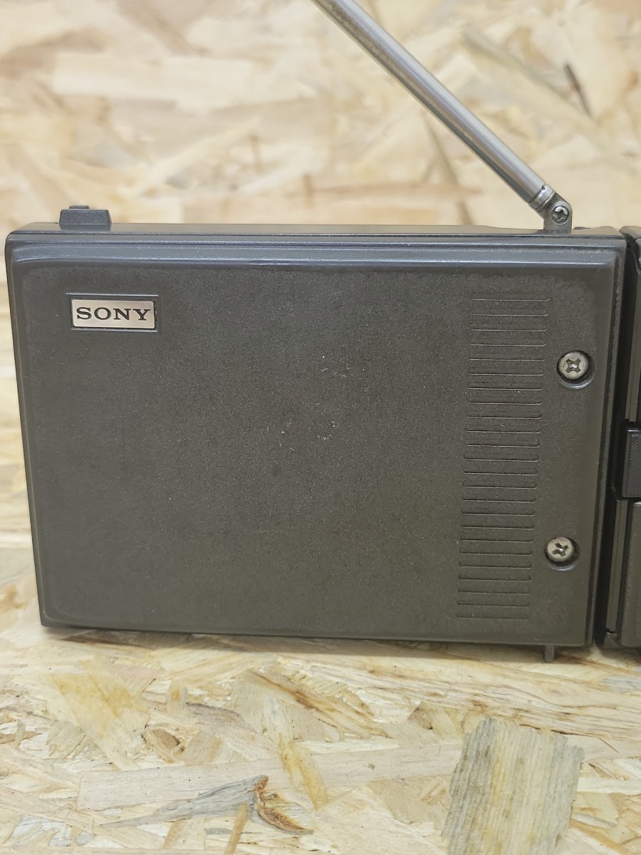 D 当時物 SONY ICF-7800 FM/SW/MW 3BAND RECEIVER ポータブルラジオ