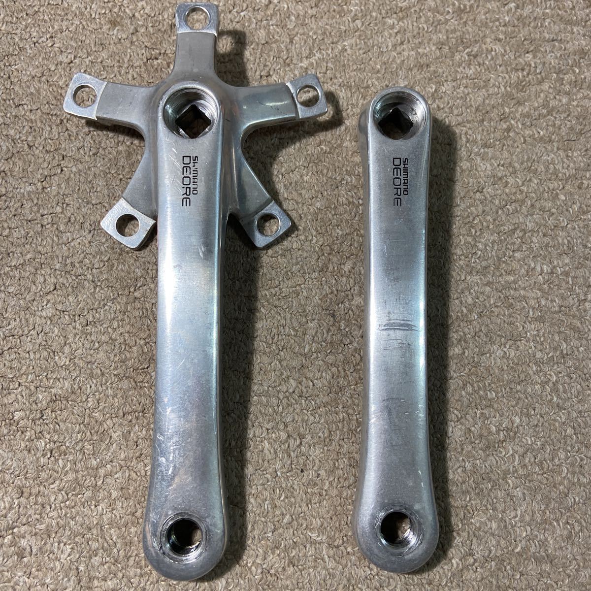 Shimano Deore FC-MT60 175mm Vintage Crankset - Triple Square 170mm 
